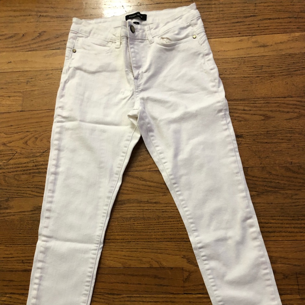 White Ivanka Trump Jeans